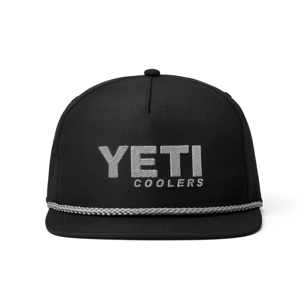 Yeti Coolers® Flat Brim Rope Hat - Black