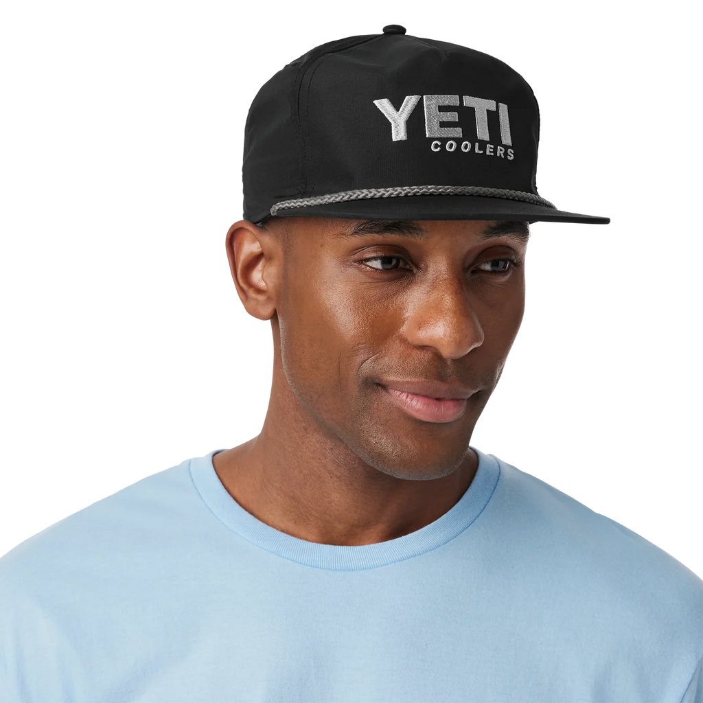 Yeti Coolers® Flat Brim Rope Hat - Black