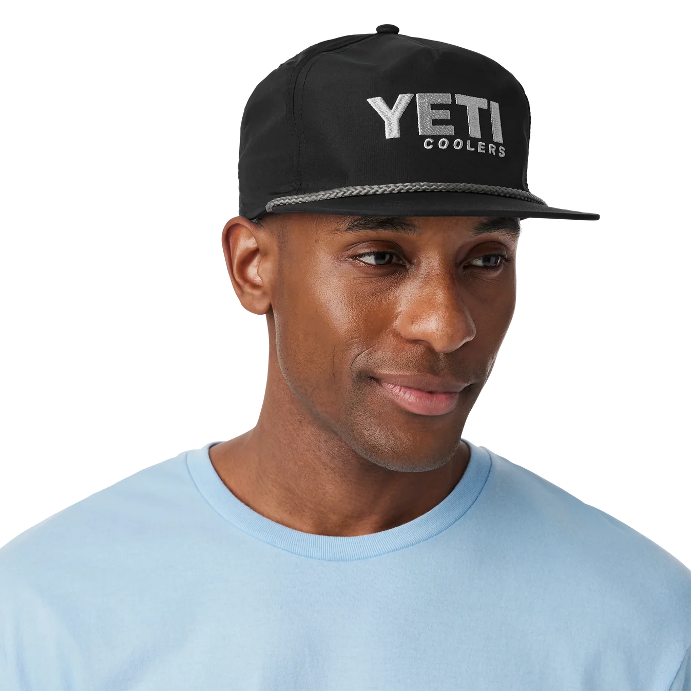 Yeti Coolers® Flat Brim Rope Hat - Black