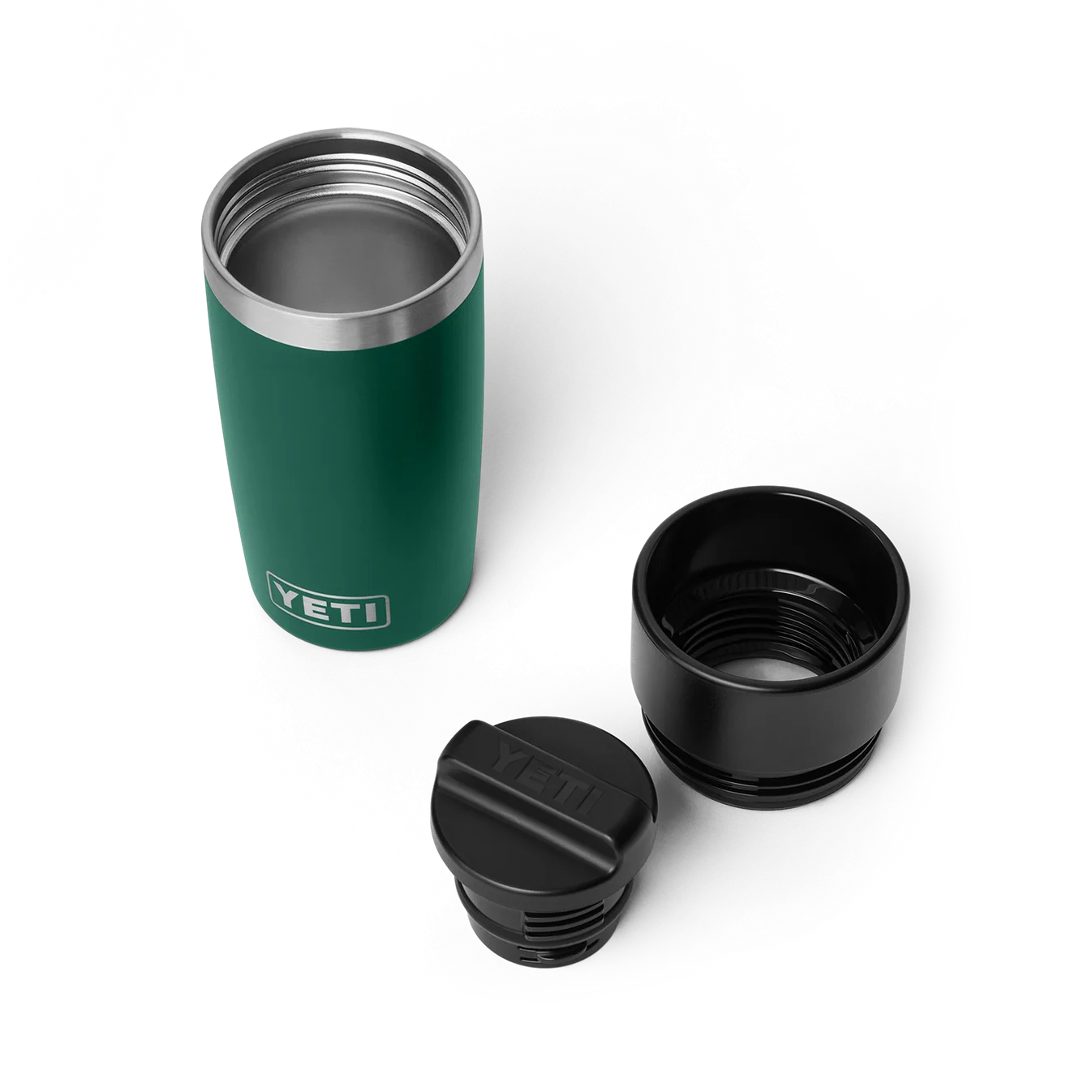 Yeti Rambler® 12 oz (355 ml) Travel Bottle (With Commuter Cap) - Black Forest Green