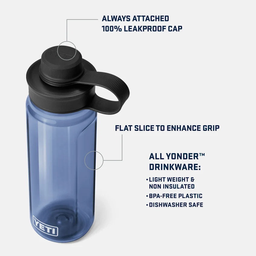 Yeti Yonder™ 25 oz (750 ml) Water Bottle - Charcoal