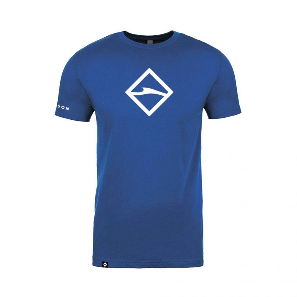 Lamson Diamond Logo T-shirt Heathered Blue