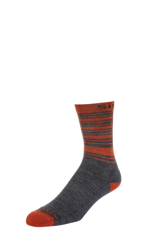 Simms Merino Lightweight Hiker Sock Carbon