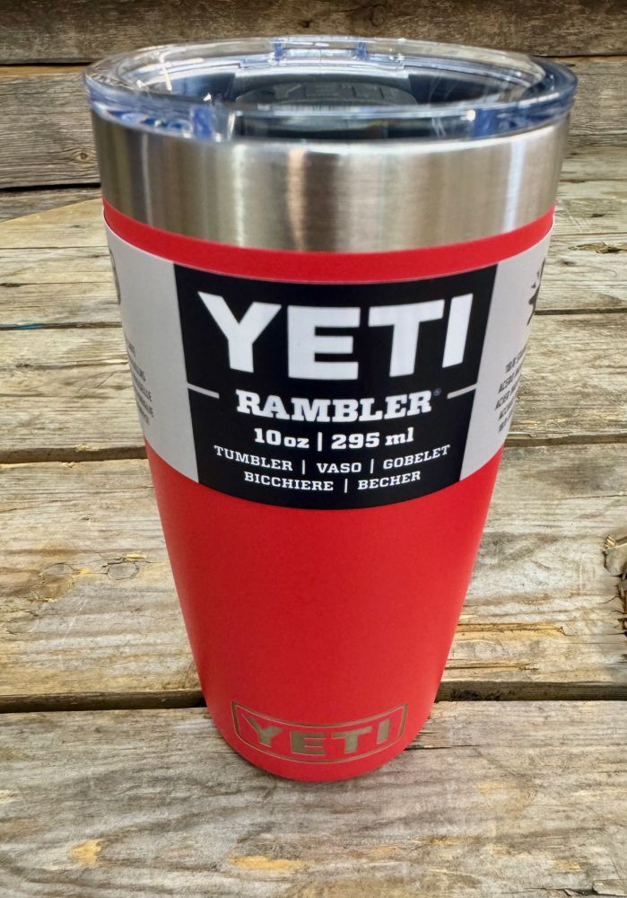 Yeti Rambler Tumbler 10oz (296ml) Rescue Red