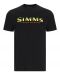 Simms Logo T-Shirt Black - Neon