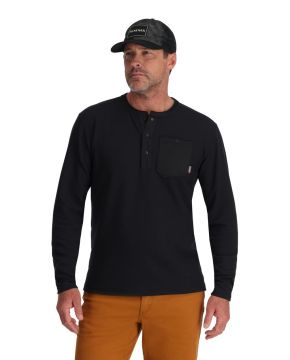 Simms Highline Henley Black 