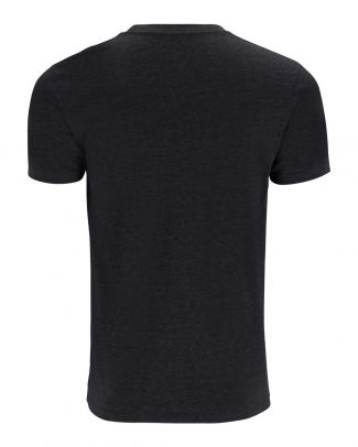 Simms Logo T-Shirt Dark Gunmetal Heather 