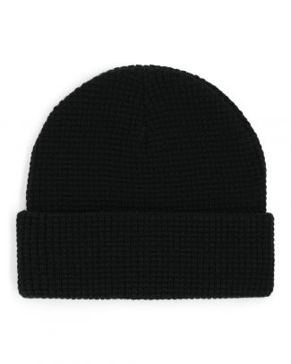 Simms Everyday Waffle Knit Beanie Black