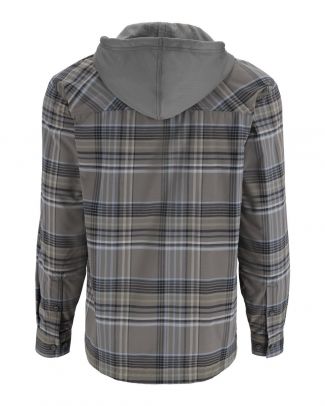 Simms Coldweather Hoody Gunmetal Neo Plaid 