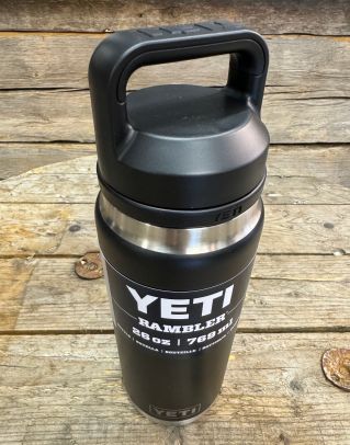 Yeti Rambler Bottle With Chug Cap 26oz (760ml) Black